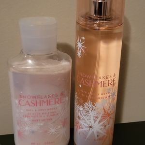 B&BW Snowflakes & CASHMERE set